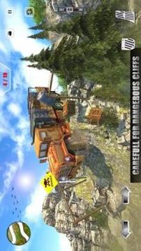 Offroad Trucker Hill Drive: Muddy Driving Sim 2018游戏截图1