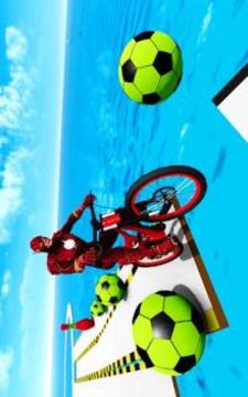 Superheroes BMX Stunts Bike Race Free游戏截图5