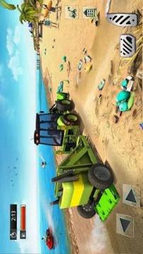 Beach Cleaner Sand Excavator Simulator游戏截图4