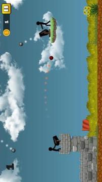 Stickman Cannon Ball Shooter游戏截图2