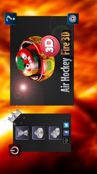 Fire and Ice Air Hockey游戏截图1