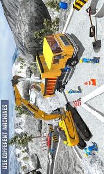 Snow Rescue Excavator 2018游戏截图5