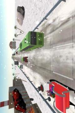 snow sled car crash游戏截图1