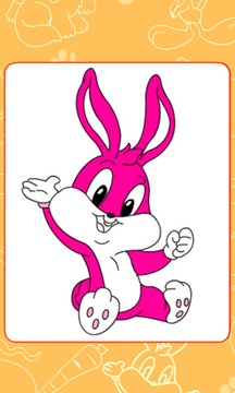 Bunny and Friends Coloring游戏截图2