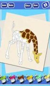 Kids Coloring Book: Zoo Animals游戏截图4