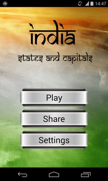 India States and Capitals游戏截图1