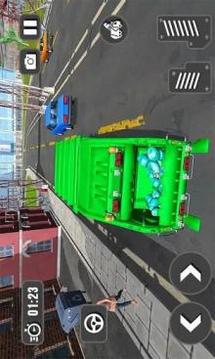 City Garbage Truck 2018: Road Cleaner Sweeper Game游戏截图4