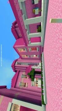Pink princess house 2018 map for MCPE!游戏截图4