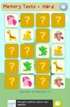 Memory Test: Animals Cartoon (FREE)游戏截图2