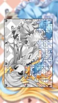 Alice in wonderland games free jigsaw puzzle游戏截图3