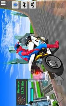 Bike Super Hero Stunt Driver Simulator游戏截图4