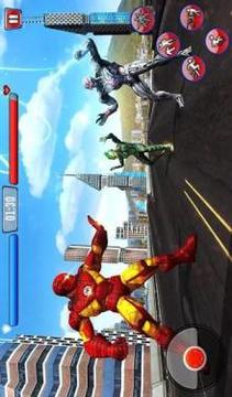 Iron Spider Hero Robot Superhero Flying Robot Game游戏截图1
