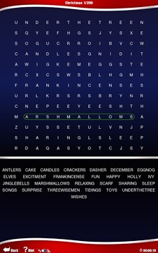 Astraware Christmas Wordsearch游戏截图2