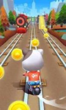 Cat Rush Hours: Subway Surf 3D游戏截图3