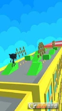 黑猫跳跃无尽跑酷游戏截图3