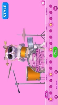 Cat Drummer Legend  Toy游戏截图1