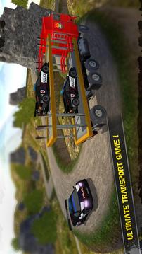 OffRoad Police Transporter Truck Games游戏截图5