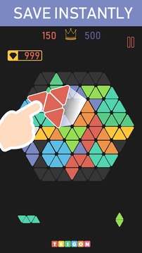 Trigon! Free 1010 Puzzle Game游戏截图4