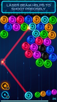 MB2: glowing neon bubbles游戏截图2