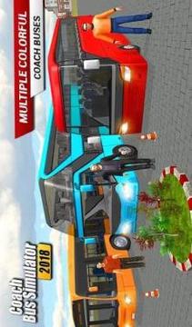 Coach Bus 2018: City Bus Driving Simulator Game游戏截图1