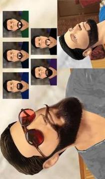 Barber Shop Mustache and Beard Styles Shaving Game游戏截图1