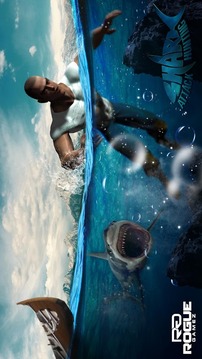 水下的愤怒鲨鱼狩猎游戏截图1