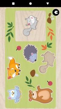 Baby Games Animal Puzzles游戏截图1