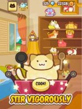 Baking of: Food Cats - Cute Kitty Collecting Game游戏截图2