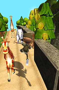Subway Safari Runner - Fun 3D Endless Surf Run游戏截图4