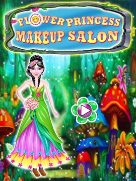 Flower Girl - Princess Makeup Salon Games游戏截图5