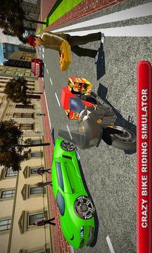 Pizza Bike Delivery Car Driver: Pizza Delivery Boy游戏截图4