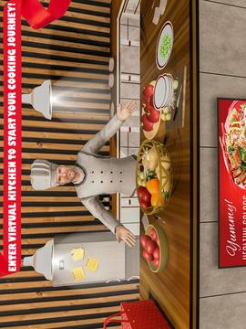 真正的烹饪游戏的3D虚拟厨房厨师游戏截图5