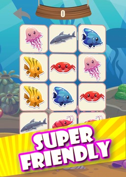 Memory game - Ocean fish游戏截图3