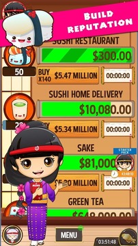 Sushi Tycoon - Idle Game游戏截图5