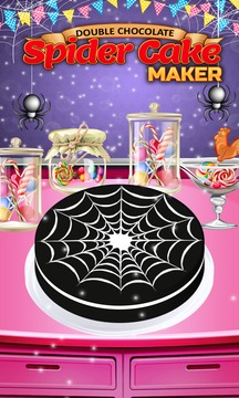 Spider Cake Maker - hot chocolate dessert cooking游戏截图5