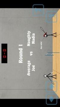 Stick figure badminton: Stickman 2 players y8游戏截图5