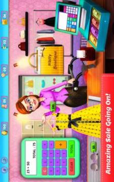 Shopping Mall Girl Cashier Game - Cash Register游戏截图3