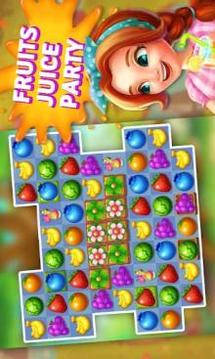 Juice Fruity Splash - Puzzle Game & Match 3 Games游戏截图2