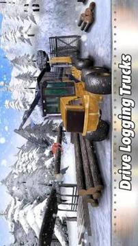 6x6 * Timber * Trucks Simulator: Winter Logging游戏截图4