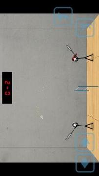 Stick figure badminton: Stickman 2 players y8游戏截图2