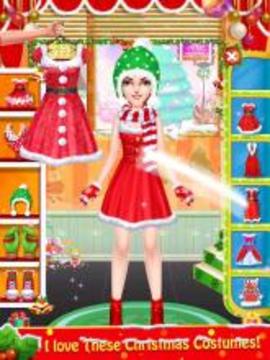 Christmas Salon Makeover & Dressup Game for Girls游戏截图5