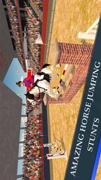 Horse Racing & Jumping Master 3D Stunts游戏截图1