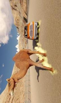 Desert Monster Truck Stunts - Camel Racing Game游戏截图2