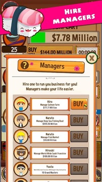 Sushi Tycoon - Idle Game游戏截图4