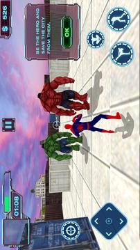 Flying Iron Spider - Rope Superhero 2018游戏截图2