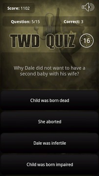 The Walking Dead Quiz游戏截图2