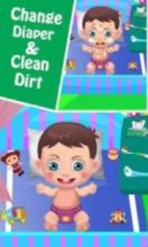 My Newborns Kids - Baby Care Game游戏截图2