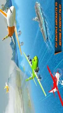 Flight Pilot Plane Landing Flight Simulator Game游戏截图2