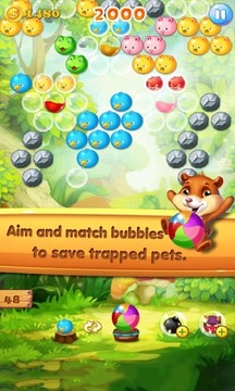 Pet Bubble Shooter游戏截图3