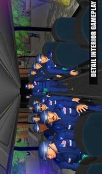 Police Bus Driving Sim: Off road Transport Duty游戏截图4